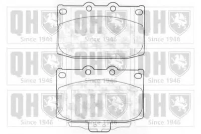 Комплект тормозных колодок, дисковый тормоз QUINTON HAZELL купить
