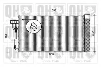 Конденсатор, кондиционер QUINTON HAZELL купить