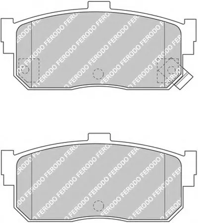 Комплект тормозных колодок, дисковый тормоз PREMIER FERODO купить