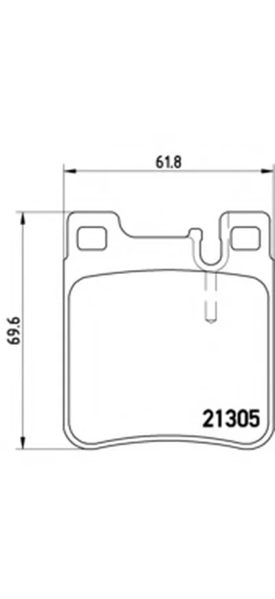 Комплект тормозных колодок, дисковый тормоз BREMBO купить