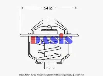 Термостат, охлаждающая жидкость AKS DASIS купить