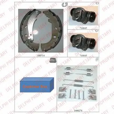 Комплект тормозных колодок DELPHI купить