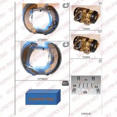 Комплект тормозных колодок DELPHI купить