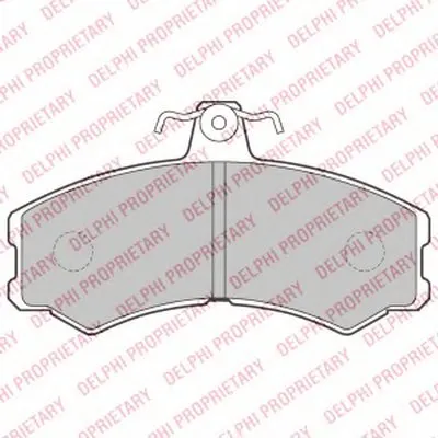 Комплект тормозных колодок, дисковый тормоз DELPHI купить