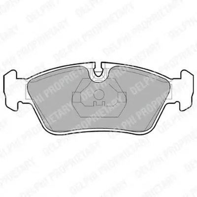 Комплект тормозных колодок, дисковый тормоз DELPHI купить