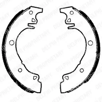 Комплект тормозных колодок DELPHI купить