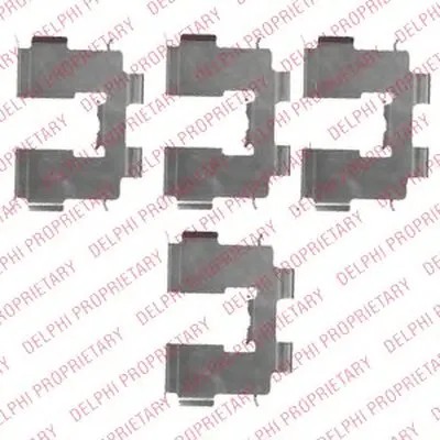 Комплектующие, колодки дискового тормоза DELPHI купить