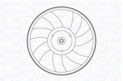 Вентилятор, охлаждение двигателя MAGNETI MARELLI купить