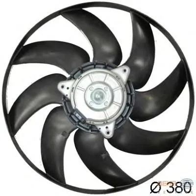 Вентилятор, охлаждение двигателя BEHR HELLA SERVICE купить