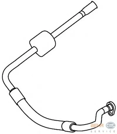 Трубопровод высокого / низкого давления, кондиционер BEHR HELLA SERVICE купить