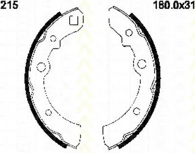 Комплект тормозных колодок TRISCAN купить