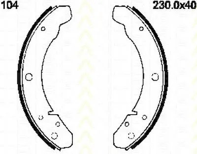 Комплект тормозных колодок TRISCAN купить
