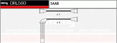 Комплект проводов зажигания Brand New REMY (Multiline) DELCO REMY купить