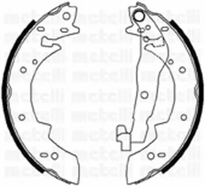 Комплект тормозных колодок METELLI купить