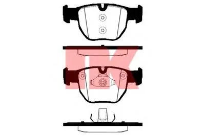 Комплект тормозных колодок, дисковый тормоз NK купить