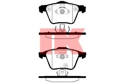 Комплект тормозных колодок, дисковый тормоз NK купить