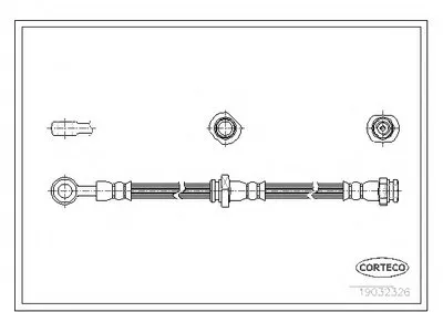 Тормозной шланг CORTECO купить