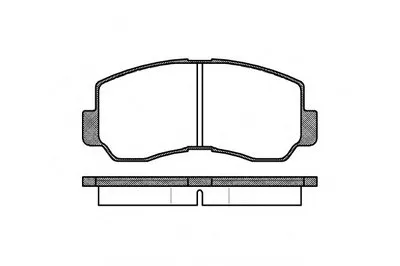 Комплект тормозных колодок, дисковый тормоз REMSA купить