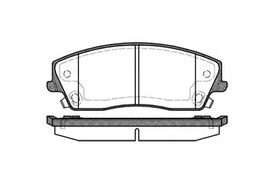 Комплект тормозных колодок, дисковый тормоз REMSA купить