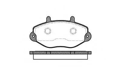 Комплект тормозных колодок, дисковый тормоз REMSA купить
