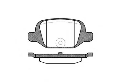 Комплект тормозных колодок, дисковый тормоз REMSA купить