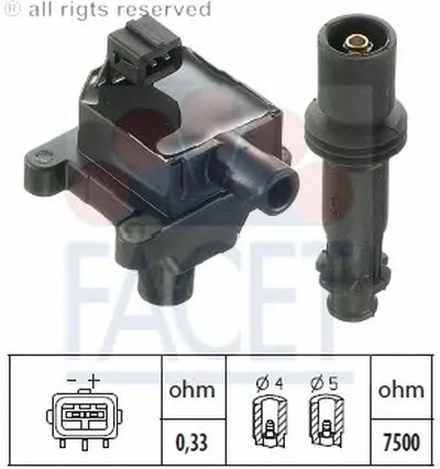 Катушка зажигания FACET купить