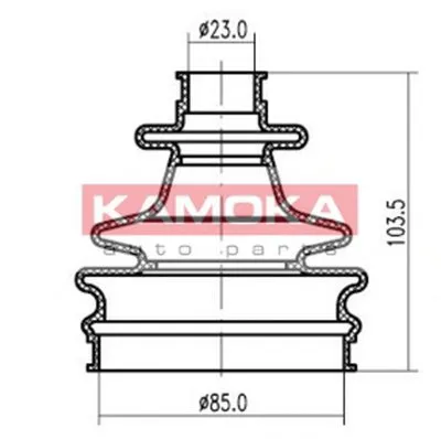 Пыльник, приводной вал KAMOKA KAMOKA купить