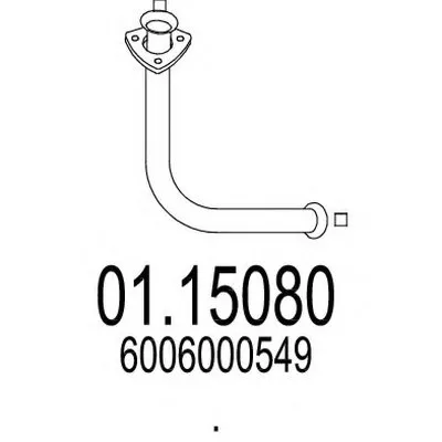 Труба выхлопного газа MTS купить