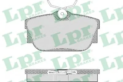Комплект тормозных колодок, дисковый тормоз LPR купить