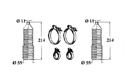 Комплект пылника, рулевое управление OCAP купить