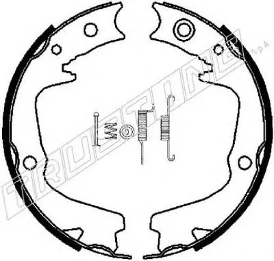 Комплект тормозных колодок, стояночная тормозная система TRUSTING купить
