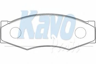 Комплект тормозных колодок, дисковый тормоз MK KASHIYAMA KAVO PARTS купить