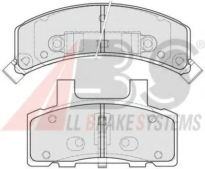 Комплект тормозных колодок, дисковый тормоз A.B.S. купить