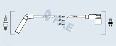 Комплект проводов зажигания FAE купить
