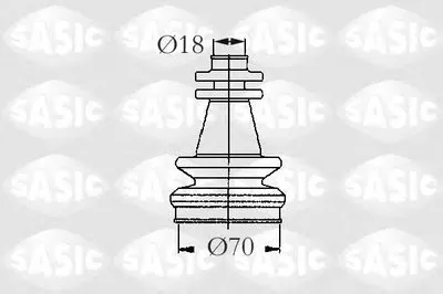 Комплект пылника, приводной вал SASIC купить
