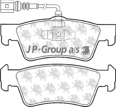 Комплект тормозных колодок, дисковый тормоз QH JP GROUP купить