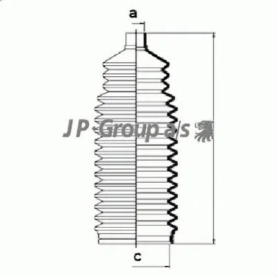 Комплект пылника, рулевое управление QH JP GROUP купить