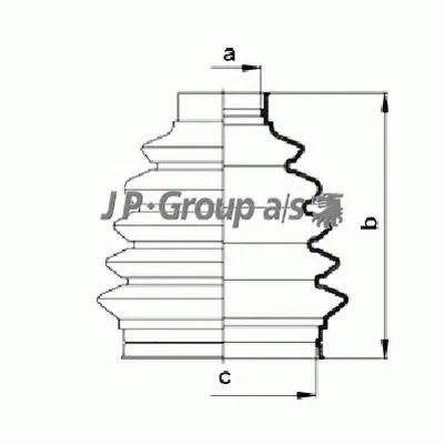 Комплект пылника, приводной вал QH JP GROUP купить