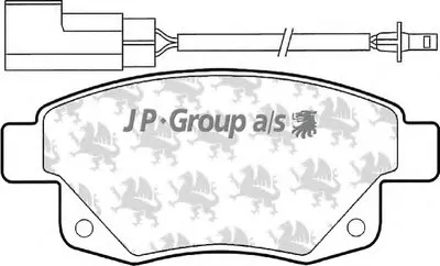 Комплект тормозных колодок, дисковый тормоз QH JP GROUP купить