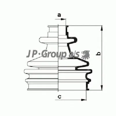 Комплект пылника, приводной вал QH JP GROUP купить