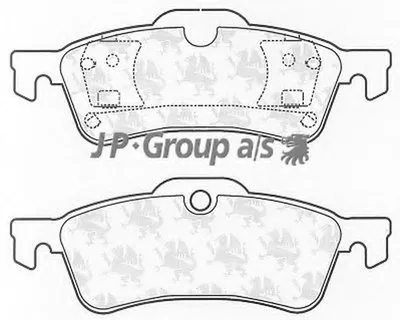 Комплект тормозных колодок, дисковый тормоз QH JP GROUP купить