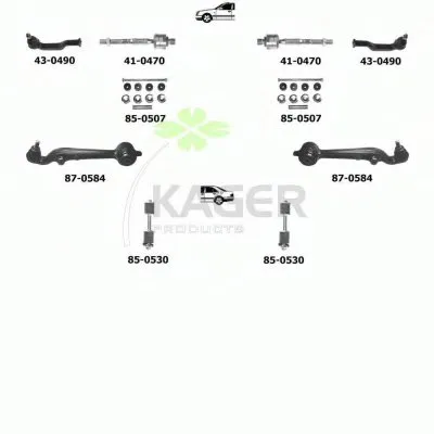 Подвеска колеса KAGER купить