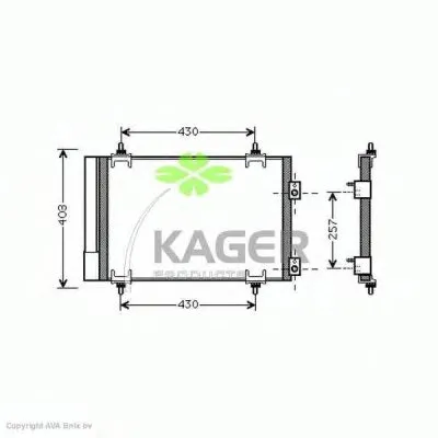 Конденсатор, кондиционер KAGER купить