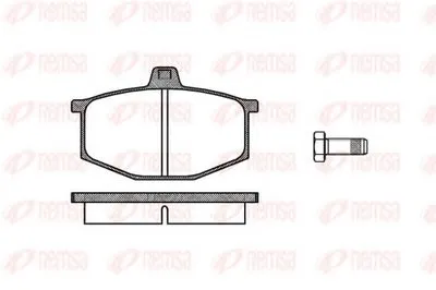 Комплект тормозных колодок, дисковый тормоз KAWE купить