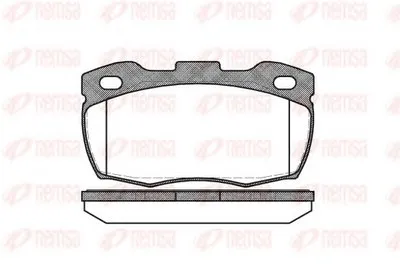 Комплект тормозных колодок, дисковый тормоз KAWE купить