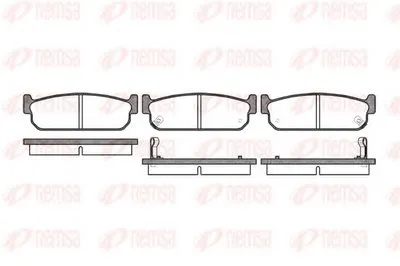 Комплект тормозных колодок, дисковый тормоз KAWE купить