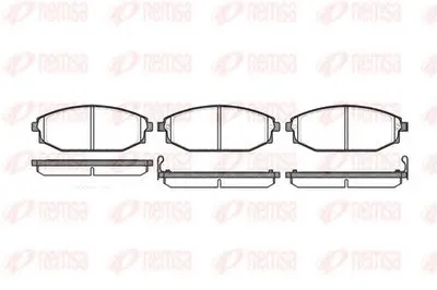 Комплект тормозных колодок, дисковый тормоз KAWE купить