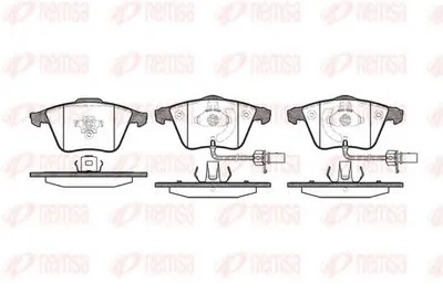 Комплект тормозных колодок, дисковый тормоз KAWE купить