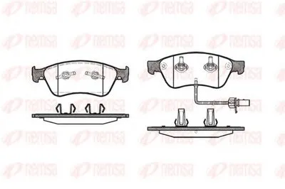 Комплект тормозных колодок, дисковый тормоз KAWE купить