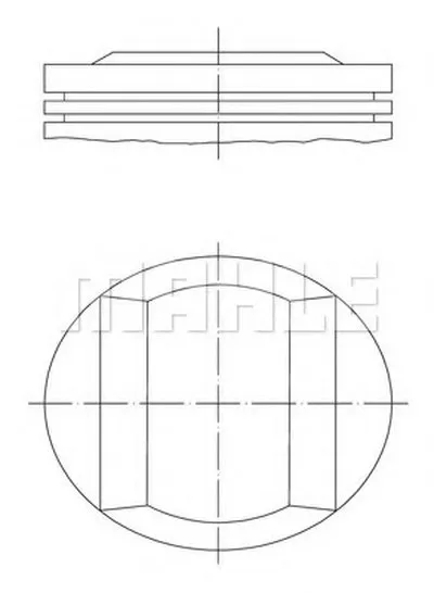 Поршень MAHLE ORIGINAL купить